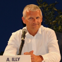 Foto Nicoloro G. 20/08/2012 Rimini Trentatreesima edizione del Meeting di Rimini, organizzato da Comunione e Liberazione, dal titolo ” La natura dell’ uomo e’ rapporto con l’ infinito “. nella foto Andrea Illy