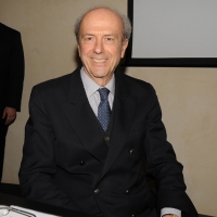 Foto Nicoloro G. 16/03/2012 Bologna Si e' svolta nella sede centrale di Bologna de " Il Resto del Carlino " la sesta edizione del " Premio Marco Biagi ", il giuslavorista ucciso dalle Nuove Brigate Rosse il 19 marzo 2002. nella foto Carlo Magri
