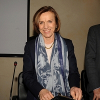 Foto Nicoloro G. 16/03/2012 Bologna Si e' svolta nella sede centrale di Bologna de " Il Resto del Carlino " la sesta edizione del " Premio Marco Biagi ", il giuslavorista ucciso dalle Nuove Brigate Rosse il 19 marzo 2002. nella foto Elsa Fornero