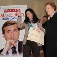 Foto Nicoloro G. 16/03/2012 Bologna Si e' svolta nella sede centrale di Bologna de " Il Resto del Carlino " la sesta edizione del " Premio Marco Biagi ", il giuslavorista ucciso dalle Nuove Brigate Rosse il 19 marzo 2002.
