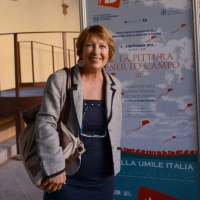 Foto Nicoloro G. 05/09/2013 Ravenna Seconda serata della terza edizione di " Dante 2021 ", un percorso di eventi, nato dalla collaborazione della Fondazione Cassa di Risparmio di Ravenna e dall' Accademia della Crusca, che va verso la celebrazione del VII centenario della morte del Sommo Poeta, che cade appunto nel 2021. Il titolo di questa edizione è " Di quella umile Italia ". nella foto Nicoletta Maraschio