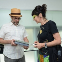 Foto Nicoloro G. 26/06/2013 Milano Ottava giornata della quattordicesima edizione de " La Milanesiana " che ha per tema " Il segreto ". nella foto Michael Chabon – Elisabetta Sgarbi