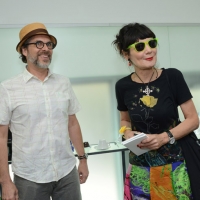 Foto Nicoloro G. 26/06/2013 Milano Ottava giornata della quattordicesima edizione de " La Milanesiana " che ha per tema " Il segreto ". nella foto Michael Chabon – Elisabetta Sgarbi