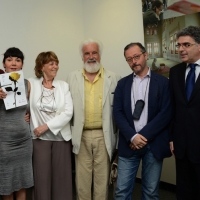 Foto Nicoloro G. 22/06/2013 Milano Quarta giornata della quattordicesima edizione de " La Milanesiana " che ha per tema " Il segreto ". nella foto Franco Toffoletto – Elisabetta Sgarbi – Laura Hoesch – Cesare Rimini – Diego De Silva – Novo Umberto Maerna