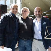 Foto Nicoloro G. 23/06/2013 Milano Sesta giornata della quattordicesima edizione de " La Milanesiana " che ha per tema " Il segreto ". nella foto Maurizio De Giovanni – Petros Markaris – Donato Carrisi