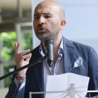 Foto Nicoloro G. 23/06/2013 Milano Sesta giornata della quattordicesima edizione de " La Milanesiana " che ha per tema " Il segreto ". nella foto Donato Carrisi