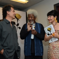 Foto Nicoloro G. 25/06/2013 Milano Settima giornata della quattordicesima edizione de " La Milanesiana " che ha per tema " Il segreto ". nella foto Andrea De Carlo – Wole Soyinka – Elisabetta Sgarbi