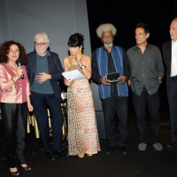 Foto Nicoloro G. 25/06/2013 Milano Settima giornata della quattordicesima edizione de " La Milanesiana " che ha per tema " Il segreto ". nella foto Antonio Gnoli – Elisabetta Sgarbi – Wole Soyinka – Andrea De Carlo – John Coetzee