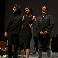 Foto Nicoloro G. 25/06/2013 Milano Settima giornata della quattordicesima edizione de " La Milanesiana " che ha per tema " Il segreto ". nella foto Ferruccio Spinetti – Petra Magoni – Daniele Di Gregorio 