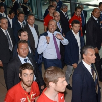 Foto Nicoloro G. 22/08/2013 Rimini, Quinta giornata della trentaquattresima edizione del "Meeting di Rimini" che quest'anno ha per tema "Emergenza uomo". nella foto Angelino Alfano – Maurizio Lupi 