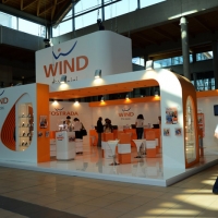 Foto Nicoloro G. 23/08/2013 Rimini, Sesta giornata della trentaquattresima edizione del "Meeting di Rimini" che quest'anno ha per tema "Emergenza uomo". nella foto Lo stand WIND