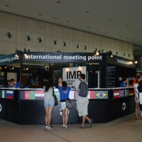 Foto Nicoloro G. 23/08/2013 Rimini, Sesta giornata della trentaquattresima edizione del "Meeting di Rimini" che quest'anno ha per tema "Emergenza uomo". nella foto Lo stand International Meeting Point