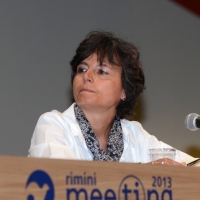 Foto Nicoloro G. 23/08/2013 Rimini, Sesta giornata della trentaquattresima edizione del "Meeting di Rimini" che quest'anno ha per tema "Emergenza uomo". nella foto Maria Chiara Carrozza  