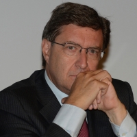 Foto Nicoloro G. 21/08/2013 Rimini Quarta giornata della trentaquattresima edizione del " Meeting di Rimini " che quest' anno ha per tema " Emergenza uomo ". nella foto Enrico Giovannini  
