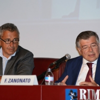 Foto Nicoloro G. 19/08/2013 Rimini Seconda giornata della trentaquattresima edizione del " Meeting di Rimini " che quest' anno ha per tema " Emergenza uomo ". nella foto Giovanni Castellucci – Flavio Zanonato 