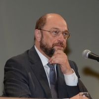 Foto Nicoloro G. 20/08/2013 Rimini Terza giornata della trentaquattresima edizione del " Meeting di Rimini " che quest' anno ha per tema " Emergenza uomo ". nella foto Martin Schulz   