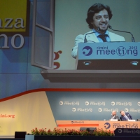 Foto Nicoloro G. 20/08/2013 Rimini Terza giornata della trentaquattresima edizione del " Meeting di Rimini " che quest' anno ha per tema " Emergenza uomo ". nella foto Luis Maduro  