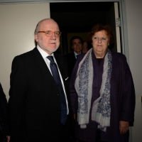 Foto Nicoloro G. 15/03/2013 Bologna Settima edizione del " Premio Marco Biagi " che ha il duplice scopo di ricordare il giuslavorista ucciso dalle brigate rosse nel 2002 e dare un sostegno a quanti, in forma volontaria e senza scopo di lucro, si adoperano per l' assistenza di persone e categorie svantaggiate. nella foto Giovanni Morandi - Annamaria Cancellieri
