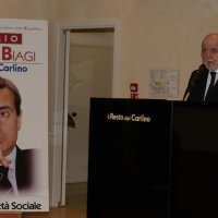 Foto Nicoloro G. 15/03/2013 Bologna Settima edizione del " Premio Marco Biagi " che ha il duplice scopo di ricordare il giuslavorista ucciso dalle brigate rosse nel 2002 e dare un sostegno a quanti, in forma volontaria e senza scopo di lucro, si adoperano per l' assistenza di persone e categorie svantaggiate. nella foto Giovanni Morandi
