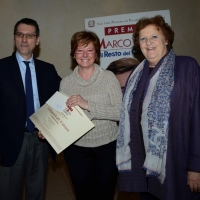 Foto Nicoloro G. 15/03/2013 Bologna Settima edizione del " Premio Marco Biagi " che ha il duplice scopo di ricordare il giuslavorista ucciso dalle brigate rosse nel 2002 e dare un sostegno a quanti, in forma volontaria e senza scopo di lucro, si adoperano per l' assistenza di persone e categorie svantaggiate. nella foto Virginio Merola – Annamaria Cancellieri