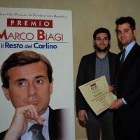 Foto Nicoloro G. 15/03/2013 Bologna Settima edizione del " Premio Marco Biagi " che ha il duplice scopo di ricordare il giuslavorista ucciso dalle brigate rosse nel 2002 e dare un sostegno a quanti, in forma volontaria e senza scopo di lucro, si adoperano per l' assistenza di persone e categorie svantaggiate. nella foto Lorenzo Biagi