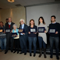 Foto Nicoloro G. 15/03/2013 Bologna Settima edizione del " Premio Marco Biagi " che ha il duplice scopo di ricordare il giuslavorista ucciso dalle brigate rosse nel 2002 e dare un sostegno a quanti, in forma volontaria e senza scopo di lucro, si adoperano per l' assistenza di persone e categorie svantaggiate. nella foto Il gruppo dei premiati
