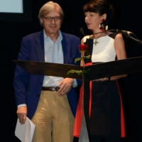 Foto Nicoloro G.   30/06/2014  Milano   Ottava giornata della quindicesima edizione de \" La Milanesiana \" che quest\' anno ha per tema la \" Fortuna/Destino \". nella foto i fratelli Sgarbi, Elisabetta e Vittorio.