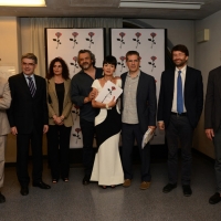 Foto Nicoloro G.  23/06/2014  Milano   Quindicesima edizione de " La Milanesiana " che quest' anno ha per tema la " Fortuna ". nella foto da sinistra gli assessori Filippo Del Corno, Novo Umberto Maerna e Cristina Cappellini, lo scrittore Edoardo Nesi, Elisabetta Sgarbi, lo scrittore Jonathan Lethem, il ministro Dario Franceschini e lo scrittore Michael Cunnigham.