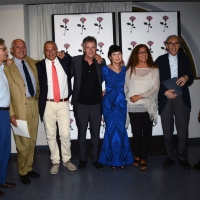 Foto Nicoloro G.  24/06/2014  Milano   Seconda giornata della quindicesima edizione de " La Milanesiana " che quest' anno ha per tema la " Fortuna ". nella foto da sinistra Vittorio Sgarbi, Gian Arturo Ferrari, Nuccio Ordine, Michael Cunningham, Elisabetta Sgarbi, Melania Mazzucco, Franco Battiato e Furio Colombo.