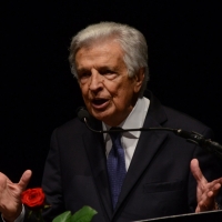 Foto Nicoloro G.  24/06/2014  Milano   Seconda giornata della quindicesima edizione de " La Milanesiana " che quest' anno ha per tema la " Fortuna ". nella foto il giornalista Furio Colombo.