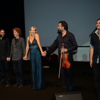 Foto Nicoloro G. 24/06/2014 Milano Seconda giornata della quindicesima edizione de " La Milanesiana " che quest' anno ha per tema la " Fortuna ". nella foto la cantante nonchÃ¨ attrice e ballerina Ute Lemper con la sua band.