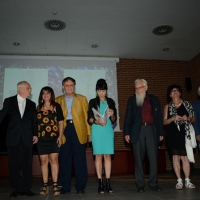 Foto Nicoloro G. 29/06/2014 Milano Settima giornata della quindicesima edizione de " La Milanesiana " che quest' anno ha per tema la " Fortuna/Destino ". nella foto da sinistra la soprano Lorna Windsor, il pianista Antonio Ballista, la filosofa Lourdes Velazquez Gonzalez, il filosofo Evandro Agazzi, Elisabetta Sgarbi, il premio Nobel Robert Aumann, l' antropologo Marco AugÃ¨ e il giornalista Armando Torno.