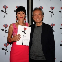 Foto Nicoloro G.  25/06/2014  Milano   Terza giornata della quindicesima edizione de " La Milanesiana che quest' anno ha per tema la " Fortuna ". nella foto Elisabetta Sgarbi con lo scrittore Gao Hingjian.