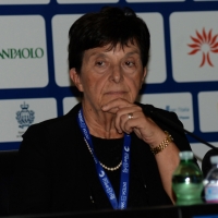 Foto Nicoloro G.  24/08/2014  Rimini   XXXV edizione del Meeting per l' amicizia fra i popoli. nella foto Emilia Guarnieri, presidente della Fondazione Meeting.