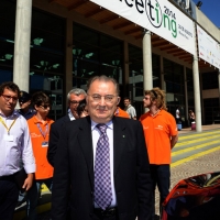 Foto Nicoloro G.   29/08/2014  Rimini      Sesta giornata della XXXV edizione del Meeting per l' amicizia fra i popoli. nella foto il presidente di Confindustria Giorgio Squinzi.