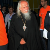 Foto Nicoloro G.   29/08/2014  Rimini      Sesta giornata della XXXV edizione del Meeting per l' amicizia fra i popoli. nella foto il vescovo Panteleimon ( Arkadij Viktorovich Shatov ), vicario del Capo della Chiesa Ortodossa di Russia.