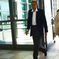 Foto Nicoloro G.   29/08/2014  Rimini      Sesta giornata della XXXV edizione del Meeting per l' amicizia fra i popoli. nella foto il sindaco di Torino Piero Fassino al suo arrivo in Fiera.