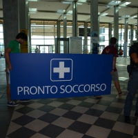 Foto Nicoloro G.   30/08/2014  Rimini   Settima ed ultima giornata della XXXV edizione del Meeting per l\' amicizia fra i popoli. nella foto ultimo giorno si rimette tutto in ordine.