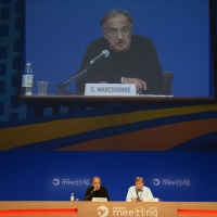 Foto Nicoloro G.   30/08/2014  Rimini   Settima ed ultima giornata della XXXV edizione del Meeting per l' amicizia fra i popoli. nella foto Sergio Marchionne.
