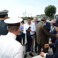 Foto Nicoloro G.   26/08/2014  Rimini     Terza  giornata della XXXV edizione del Meeting per l' amicizia fra i popoli. nella foto il ministro Maurizio Lupi al suo arrivo in Fiera.