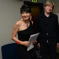 Foto Nicoloro G.  25/06/2015  Milano    Quarta serata della sedicesima edizione de " La Milanesiana ". nella foto Elisabetta Sgarbi e lo scrittore Michel Faber.