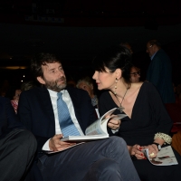 Foto Nicoloro G.  22/06/2015  Milano   Si è aperta ufficialmente la sedicesima edizione de " La Milanesiana ". nella foto il ministro Dario Franceschini ed Elisabetta Sgarbi.
