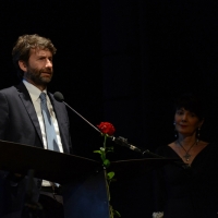 Foto Nicoloro G.  22/06/2015  Milano   Si è aperta ufficialmente la sedicesima edizione de " La Milanesiana ". nella foto il ministro Dario Franceschini e sullo sfondo Elisabetta Sgarbi.