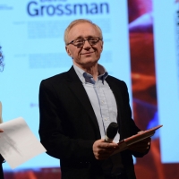 Foto Nicoloro G.  22/06/2015  Milano   Si è aperta ufficialmente la sedicesima edizione de " La Milanesiana ". nella foto lo scrittore David Grossman che ha ricevuto il " Premio Rosa d' oro della Milanesiana ".