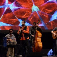Foto Nicoloro G.  22/06/2015  Milano   Si è aperta ufficialmente la sedicesima edizione de " La Milanesiana ". nella foto il gruppo musicale " Gipsy Klezmer Orchestra " di Barcellona.