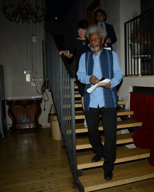 Foto Nicoloro G.  27/06/2015  Milano    Sesta serata della sedicesima edizione de \" La Milanesiana \" che ha per titolo \" Manie e ossessioni \". nella foto il premio Nobel Wole Soyinka.
