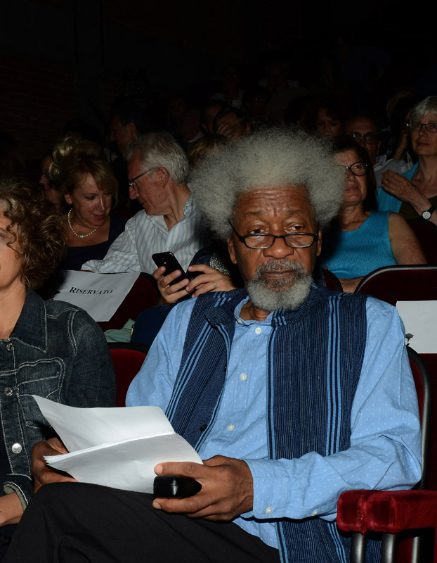 Foto Nicoloro G.  27/06/2015  Milano    Sesta serata della sedicesima edizione de \" La Milanesiana \" che ha per titolo \" Manie e ossessioni \". nella foto il premio Nobel Wole Soyinka.