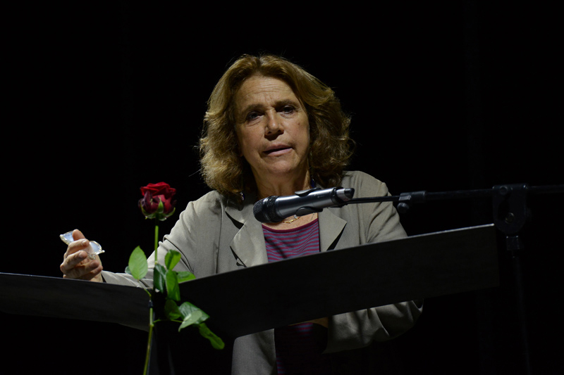 Foto Nicoloro G.  27/06/2015  Milano    Sesta serata della sedicesima edizione de \" La Milanesiana \" che ha per titolo \" Manie e ossessioni \". nella foto la regista teatrale Andree Ruth Shammah.