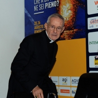 Foto Nicoloro G.  20/08/2015  Rimini,  Al via l\'edizione 2015 del Meeting di CL dal titolo \'Di che è mancanza questa mancanza, cuore, che a un tratto ne sei pieno?\'. nella foto Jean-Louis Tauran, presidente del Pontificio Consiglio.