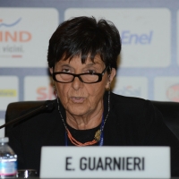 Foto Nicoloro G.  20/08/2015  Rimini  Al via l' edizione 2015 del Meeting di CL dal titolo ' Di che Ã¨ mancanza questa mancanza, cuore, che a un tratto ne sei pieno? '. nella foto Emilia Guarnieri, presidente della Fondazione Meeting.